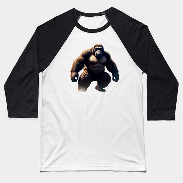 Just a Gorilla Baseball T-Shirt by Dmytro